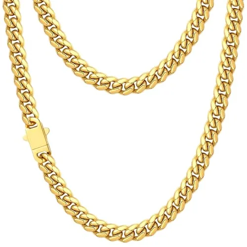 Men's 5mm Steel Cuban Link Chain 20 in