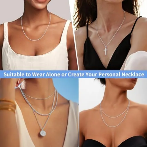 2mm Sterling Silver Rope Chain 20 in, Style JP-QW3GY, view 4