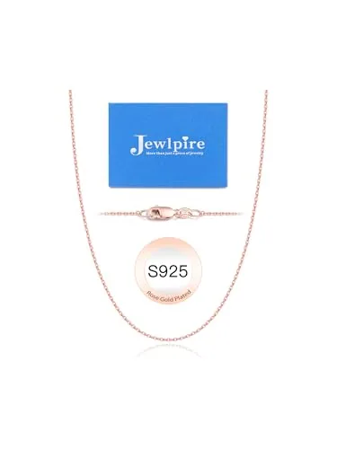 Dainty 1.3mm Sterling Silver Cable Chain 24 in