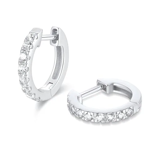 15mm Sterling Silver Hoop Earrings Set