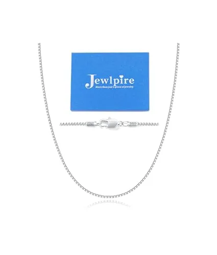 1.3mm Sterling Silver Chain Necklace 18 in