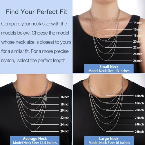 1.3mm Sterling Silver Cable Chain 18 in, view 3