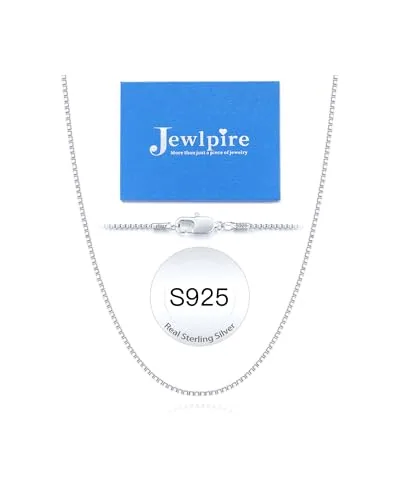 1.3mm Sterling Silver Box Chain 18 in