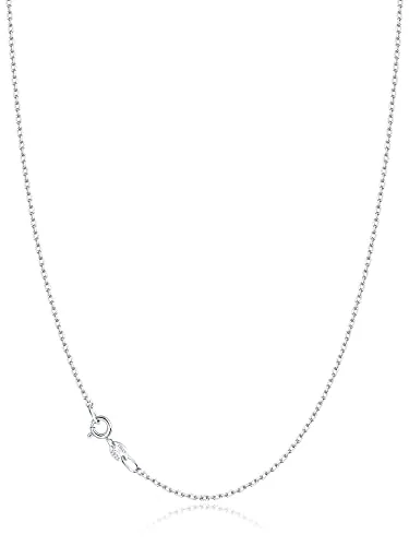 1mm Sterling Silver Cable Chain 16 in, Style JP-KHDF7, view 2