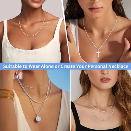 1.5mm Sterling Silver Rope Chain 18 in, Style JP-N1ZPC, view 4