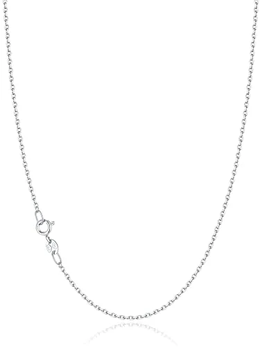 1.2mm Sterling Silver Cable Chain 17 in, view 2