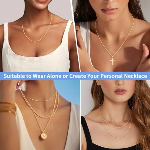 1.5mm 14K Gold over Sterling Silver Rope Chain 24 in, Style JP-DFGCR, view 4