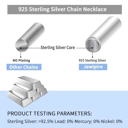 1.3mm Sterling Silver Cable Chain 18 in, view 2