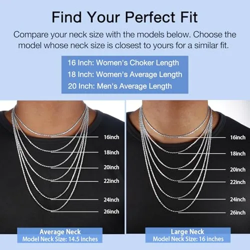 1.35mm Sterling Silver Rope Chain 18 in, view 2