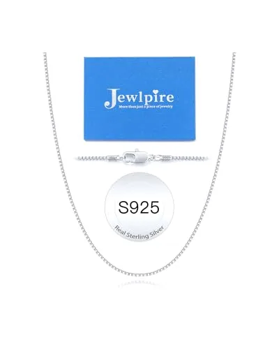 1.1mm Sterling Silver Box Chain 18 in