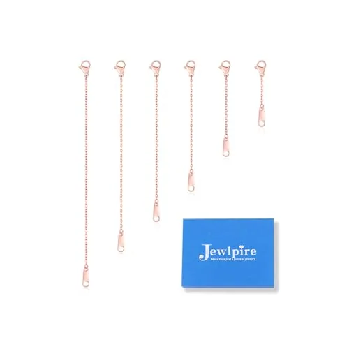Rose Gold Plated Cable Chain Set