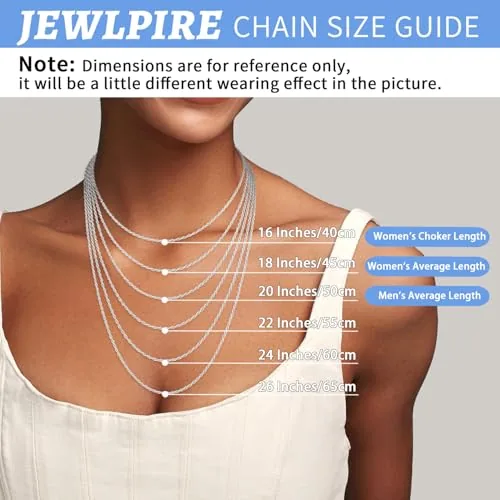 2mm Sterling Silver Rope Chain 20 in, Style JP-QW3GY, view 2